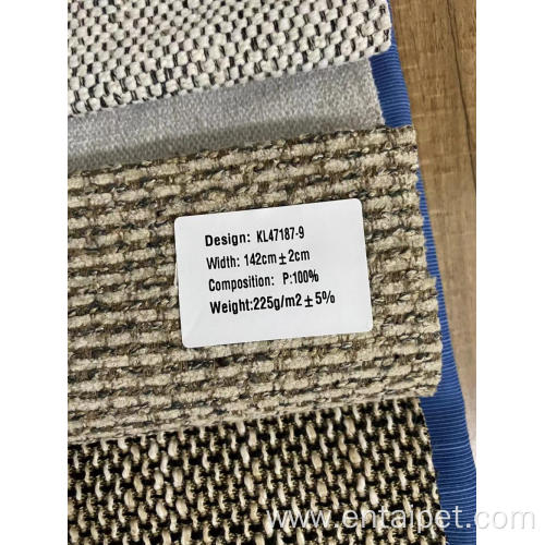 Promotional Horizontal Stripe Stock Jacquard Plain Fabric